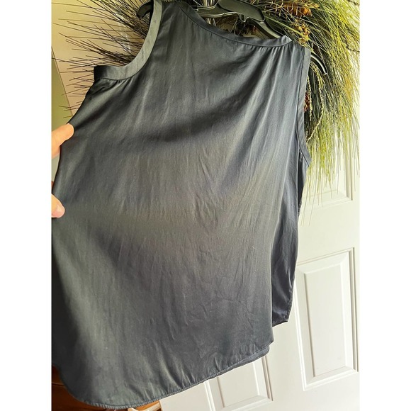 LAFAYETTE 148 New York Perla Luxe Reversible 100% Silk Charmeuse Blouse/… - Picture 13 of 14